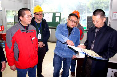 省安委會第二督查組來公司檢查“兩會”期間安全生產(chǎn)工作