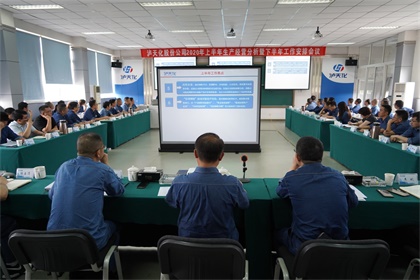 瀘天化股份公司召開2020年上半年生產(chǎn)經(jīng)營分析會(huì)