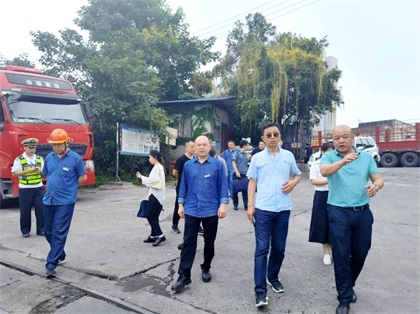 瀘天化港口接受省交通運輸廳污染防治突出問題整治評估檢查