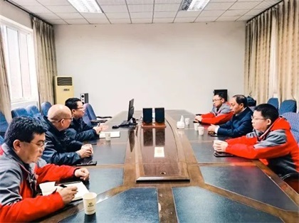 瀘天化股份公司領導到物資供應公司指導工作