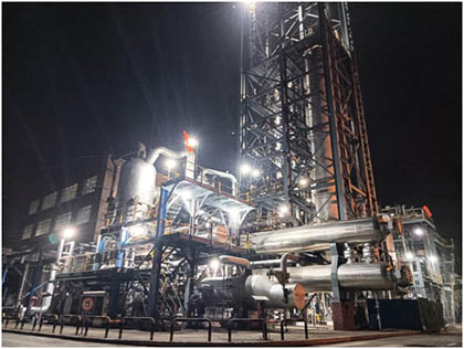 瀘天化股份公司合成老系統(tǒng)裝置一次開車成功出產(chǎn)品