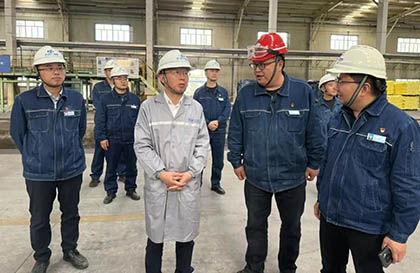瀘天化股份公司總經(jīng)理傅利才一行到和寧公司調(diào)研指導(dǎo)工作