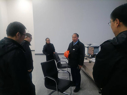 瀘天化股份公司黨委書記、董事長廖廷君到指揮中心調(diào)研指導(dǎo)工作