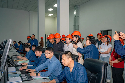 瀘天化派駐村基層干部鄉(xiāng)村振興研學(xué)班走進企業(yè)現(xiàn)場