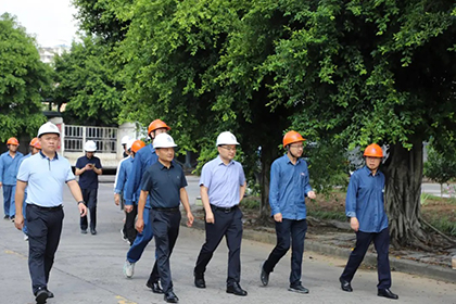 瀘州市生態(tài)環(huán)境局到天宇油脂公司開展環(huán)保專項調(diào)研